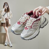 Women's Sports Color Block Round Toe Sports Shoes main image 1