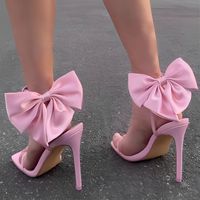 Women's Sexy Solid Color Square Toe High Heel Sandals main image 6