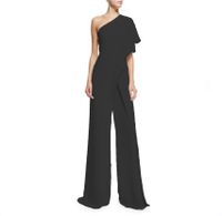 Women's Daily Sexy Solid Color Full Length Ruffles Casual Pants Jumpsuits main image 5