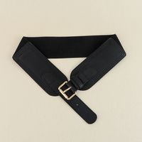 Casual Formal Simple Style Solid Color Pu Leather Belt Buckle Women's Leather Belts main image 3