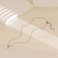 Style Simple Style Classique Commuer Balle Perle D'eau Douce Le Cuivre Placage Femmes Pendentif sku image 3