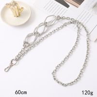 Simple Style Solid Color Metal Chain Mobile Phone Chain sku image 4