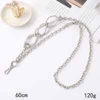 Simple Style Solid Color Metal Chain Mobile Phone Chain main image 2