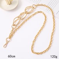 Simple Style Solid Color Metal Chain Mobile Phone Chain sku image 3