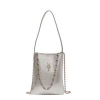 Women's Medium Pu Leather Solid Color Classic Style Square Zipper Shoulder Bag sku image 3