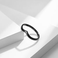 304 Stainless Steel Basic Simple Style Classic Style Peach Rings main image 5
