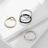 304 Stainless Steel Basic Simple Style Classic Style Peach Rings main image 1