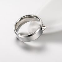 304 Stainless Steel Basic Classic Style Commute Star Rings main image 3