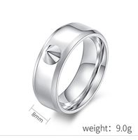 304 Stainless Steel Basic Classic Style Commute Star Rings main image 2