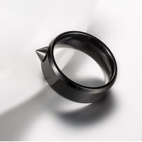 304 Stainless Steel Basic Classic Style Commute Star Rings main image 4