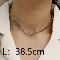 Kupfer Einfacher Stil Pendeln Quadrat Halskette sku image 1