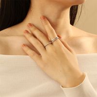 Copper 18K Gold Plated IG Style Simple Style Commute Inlay Heart Shape Zircon Rings main image 4