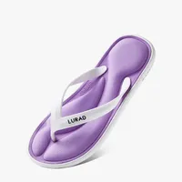 Women's Casual Vacation Solid Color Open Toe Flip Flops sku image 4
