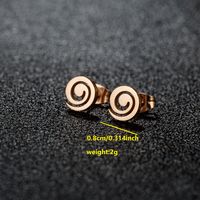 1 Pair Luxurious Sweet Artistic Animal Plating 304 Stainless Steel 18K Gold Plated Ear Studs sku image 12