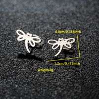 1 Pair Luxurious Sweet Artistic Animal Plating 304 Stainless Steel 18K Gold Plated Ear Studs sku image 3