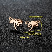 1 Pair Luxurious Sweet Artistic Animal Plating 304 Stainless Steel 18K Gold Plated Ear Studs sku image 15
