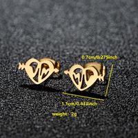 1 Pair Luxurious Sweet Artistic Animal Plating 304 Stainless Steel 18K Gold Plated Ear Studs sku image 20