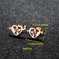 1 Pair Luxurious Sweet Artistic Animal Plating 304 Stainless Steel 18K Gold Plated Ear Studs sku image 21