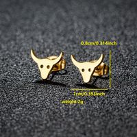 1 Pair Luxurious Sweet Artistic Animal Plating 304 Stainless Steel 18K Gold Plated Ear Studs sku image 29