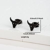 1 Pair Luxurious Sweet Artistic Animal Plating 304 Stainless Steel 18K Gold Plated Ear Studs sku image 31
