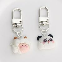 Cute Lady Sweet Panda Sheep Alloy Bag Pendant Keychain main image 1