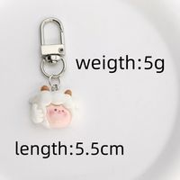 Cute Lady Sweet Panda Sheep Alloy Bag Pendant Keychain main image 2