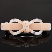 Women's Simple Style Bow Knot Acetic Acid Sheets Hair Clip sku image 6