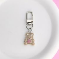 Cute Lady Classic Style Bear Alloy Bag Pendant Keychain main image 7