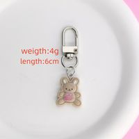 Cute Lady Classic Style Bear Alloy Bag Pendant Keychain main image 2