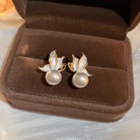 1 Pair Elegant Lady Simple Style Butterfly Butterfly Zinc Alloy Ear Studs main image 6