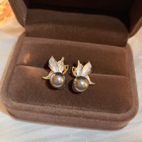 1 Pair Elegant Lady Simple Style Butterfly Butterfly Zinc Alloy Ear Studs main image 7