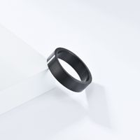 304 Stainless Steel Basic Modern Style Classic Style Solid Color Rings main image 3