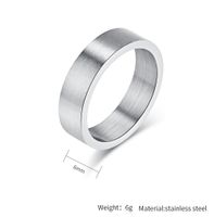 304 Stainless Steel Basic Modern Style Classic Style Solid Color Rings main image 2