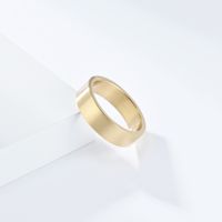 304 Stainless Steel Basic Modern Style Classic Style Solid Color Rings main image 4
