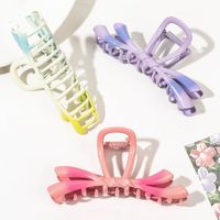 Women's Sweet Simple Style Gradient Color Metal Hair Claws main image 3