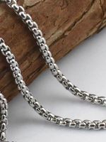 Titan Stahl IG-Stil Einfacher Stil Toller Stil Geometrisch Einfarbig Halskette main image 1