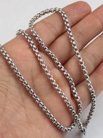 Titanium Steel IG Style Simple Style Cool Style Geometric Solid Color Necklace main image 3