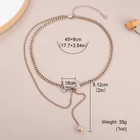 Copper 18K Gold Plated Cute Hip-Hop Inlay Bow Knot Zircon Pendant Necklace sku image 3