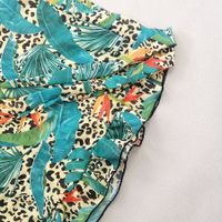 Women's Vacation Printing Leopard 3 Pieces Set Bikinis Swimwear main image 4