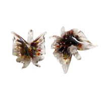 Ice Transparent Glaze Colorful Butterflies And Polka Dots Starfish Pendant Diy Three-Dimensional Glaze Earrings Necklace Bracelet Material Wholesale main image 2