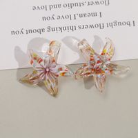 Ice Transparent Glaze Colorful Butterflies And Polka Dots Starfish Pendant Diy Three-Dimensional Glaze Earrings Necklace Bracelet Material Wholesale sku image 9