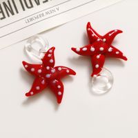 Ice Transparent Glaze Colorful Butterflies And Polka Dots Starfish Pendant Diy Three-Dimensional Glaze Earrings Necklace Bracelet Material Wholesale sku image 7