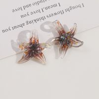Ice Transparent Glaze Colorful Butterflies And Polka Dots Starfish Pendant Diy Three-Dimensional Glaze Earrings Necklace Bracelet Material Wholesale sku image 14