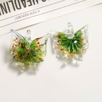 Ice Transparent Glaze Colorful Butterflies And Polka Dots Starfish Pendant Diy Three-Dimensional Glaze Earrings Necklace Bracelet Material Wholesale sku image 3