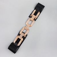 Baroque Style Simple Style Classic Style Geometric Alloy PU Artificial Leather Women's Chain Belts main image 3