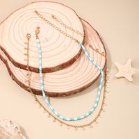 Wholesale Jewelry IG Style Casual Star Alloy Beaded Necklace main image 1