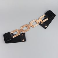 Baroque Style Simple Style Classic Style Geometric Alloy PU Artificial Leather Women's Chain Belts main image 4