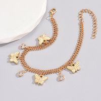 Simple Style Butterfly Zinc Alloy Women's Anklet main image 6