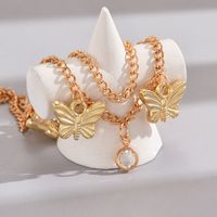 Simple Style Butterfly Zinc Alloy Women's Anklet main image 5