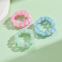 Wholesale Jewelry Simple Style Classic Style Geometric Beaded Beaded Rings main image 3